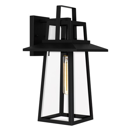 Quoizel Devonport 1-Light Matte Black Outdoor Wall Lantern DEV8410MBK